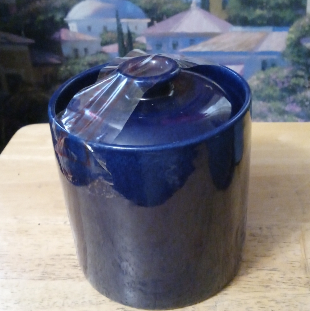 Rare Edith Heath ceramics mid-century jar,1990 Vintage GTE Mobilnet Stoneware.🛍 - Picture 5 of 16